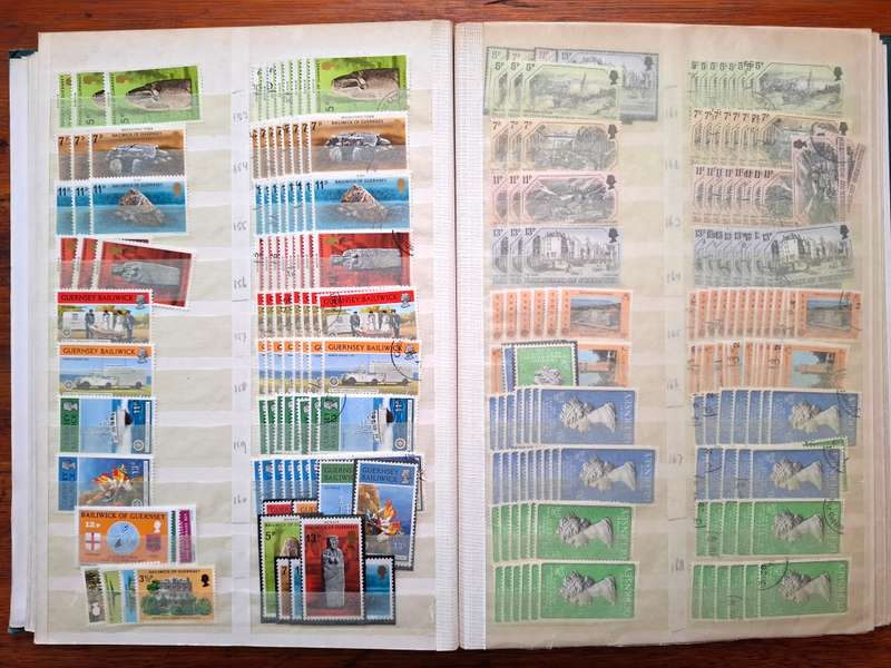 Dealers Bulk Mint Guernsey collection in 16 pg/32 side stockbook - see images - not all shown