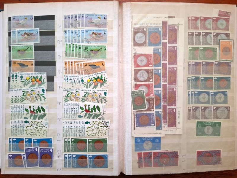 Dealers Bulk Mint Guernsey collection in 16 pg/32 side stockbook - see images - not all shown