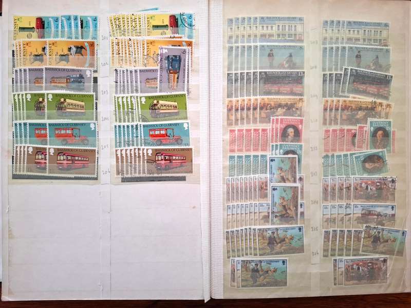 Dealers Bulk Mint Guernsey collection in 16 pg/32 side stockbook - see images - not all shown