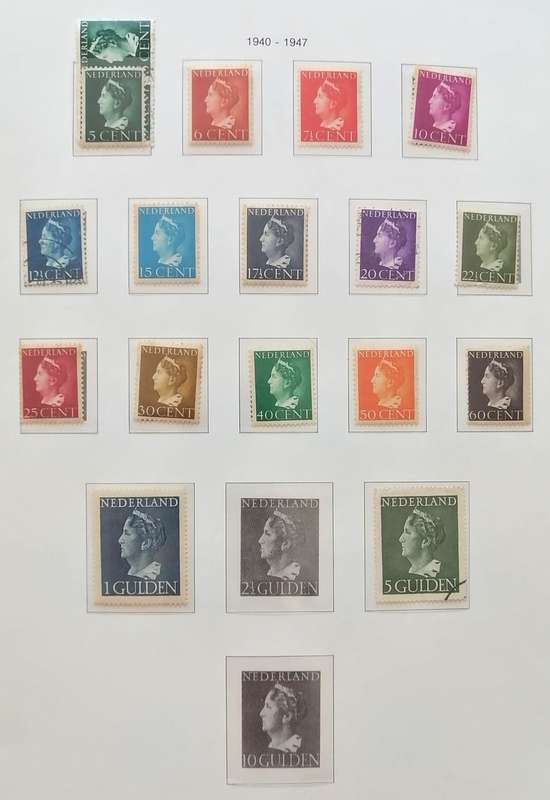 Netherlands 1870 to 1988 nice collection in Importa Pre printed pages album with box