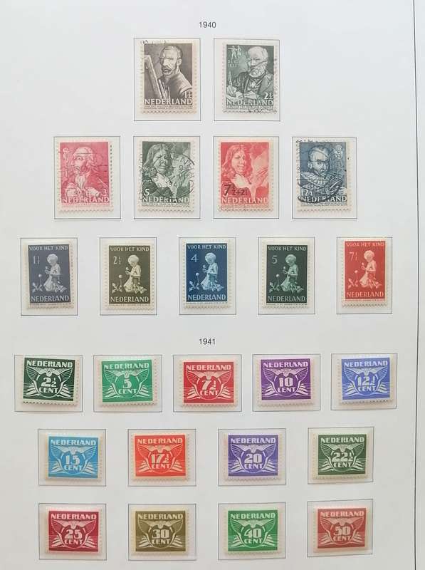 Netherlands 1870 to 1988 nice collection in Importa Pre printed pages album with box