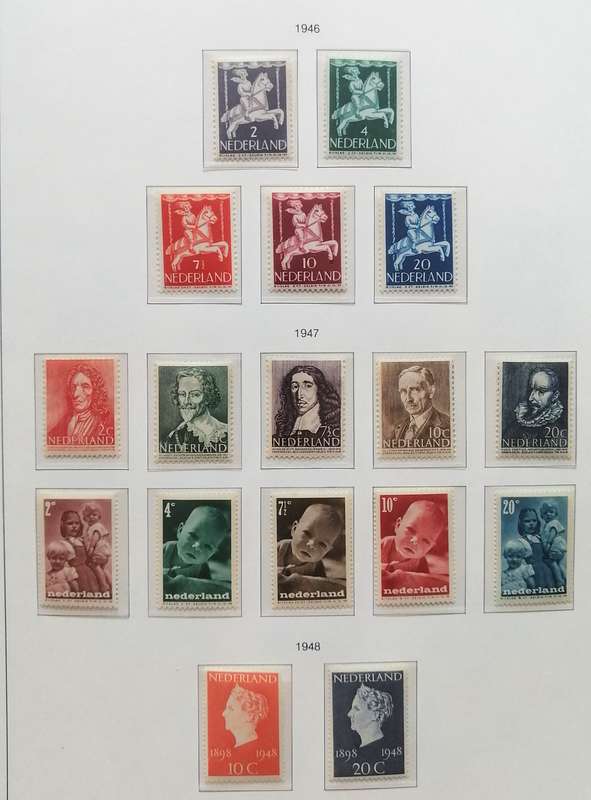 Netherlands 1870 to 1988 nice collection in Importa Pre printed pages album with box