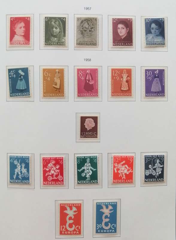 Netherlands 1870 to 1988 nice collection in Importa Pre printed pages album with box