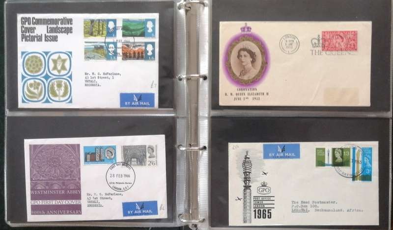 Great Britain 1960s/70s covers x 49 in binder album - not all shown