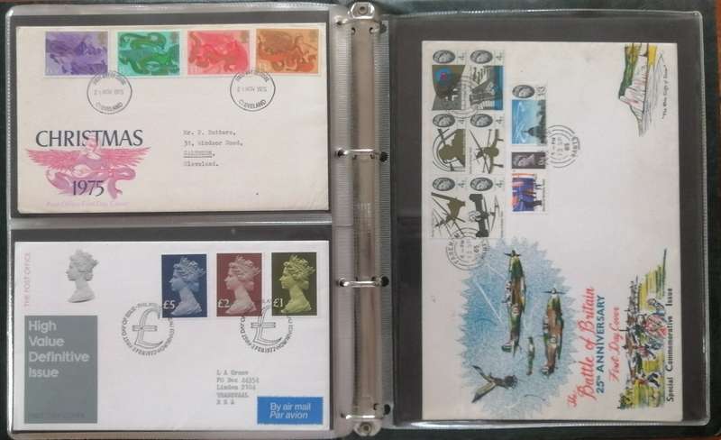 Great Britain 1960s/70s covers x 49 in binder album - not all shown