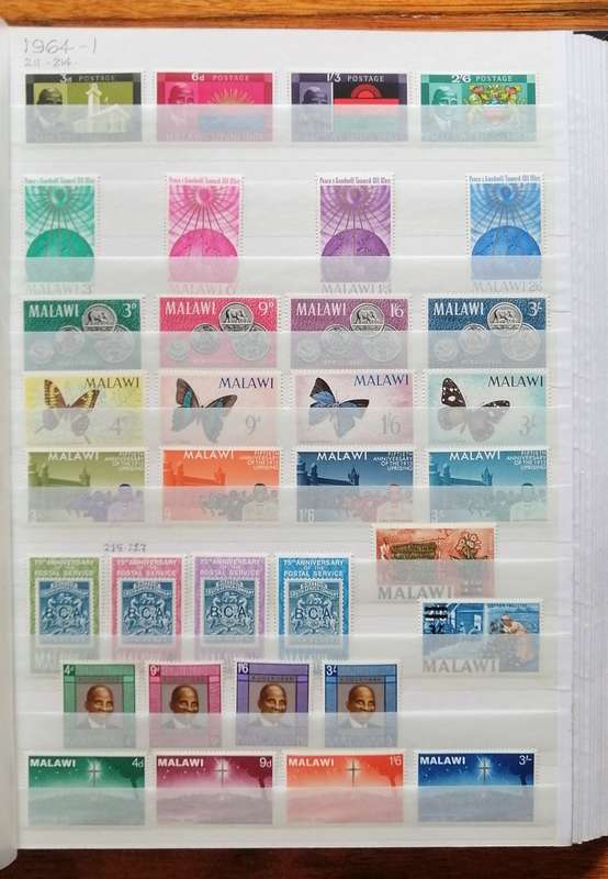 Lovely Malawi 1964 to 1994 Mint/MNH collection in 16 pg/32 side stockbook - Good CV Collection
