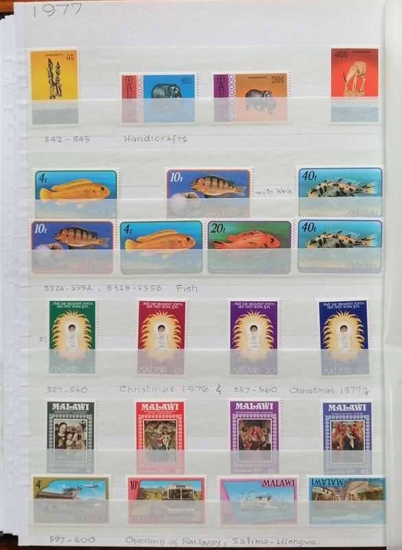 Lovely Malawi 1964 to 1994 Mint/MNH collection in 16 pg/32 side stockbook - Good CV Collection