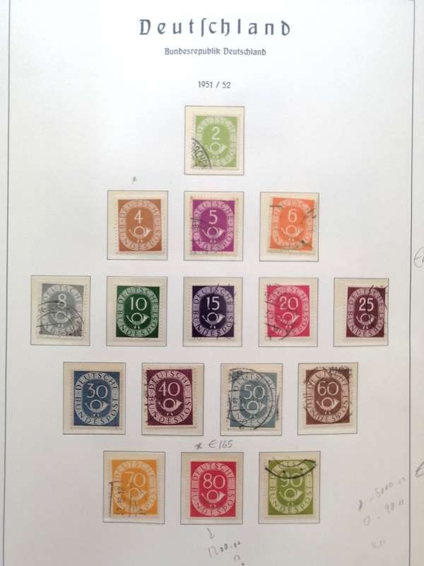 Fantastic High Value Bundesrepublik collection in lighthouse binder - Almost complete
