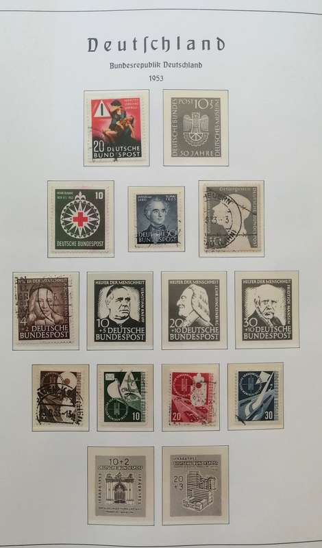 Fantastic High Value Bundesrepublik collection in lighthouse binder - Almost complete