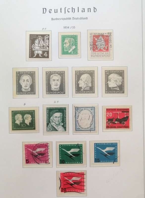 Fantastic High Value Bundesrepublik collection in lighthouse binder - Almost complete