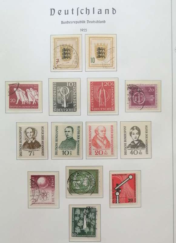 Fantastic High Value Bundesrepublik collection in lighthouse binder - Almost complete