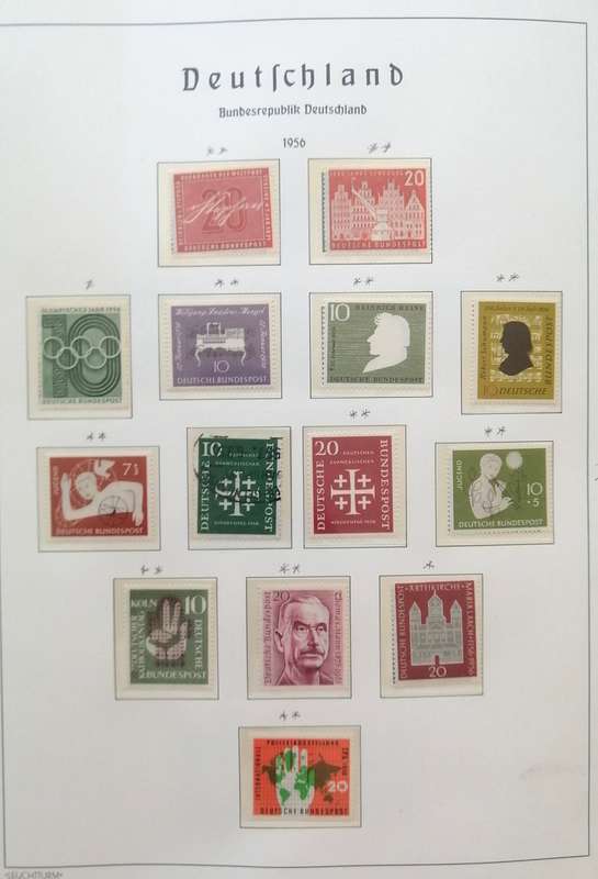 Fantastic High Value Bundesrepublik collection in lighthouse binder - Almost complete
