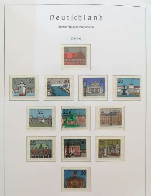 Fantastic High Value Bundesrepublik collection in lighthouse binder - Almost complete