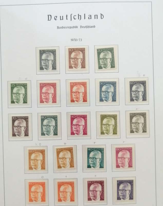 Fantastic High Value Bundesrepublik collection in lighthouse binder - Almost complete