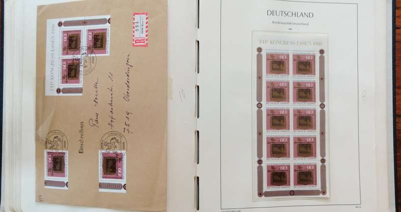 Fantastic High Value Bundesrepublik collection in lighthouse binder - Almost complete