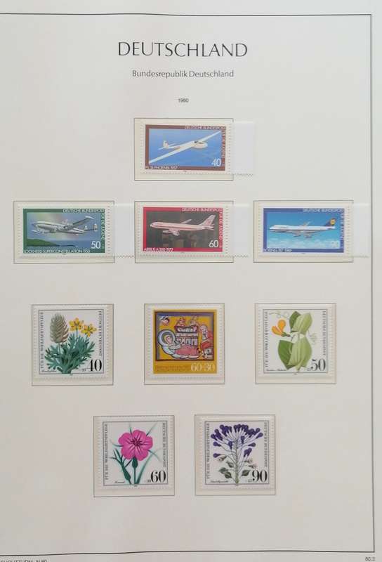 Fantastic High Value Bundesrepublik collection in lighthouse binder - Almost complete