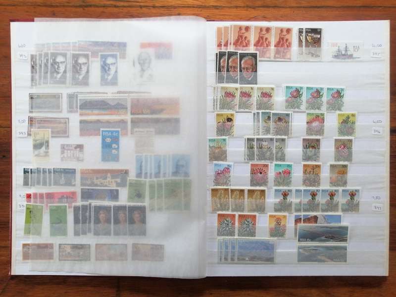 RSA Bargain Bundle - Stockbook with mint stamps , covers album , sheets & odds