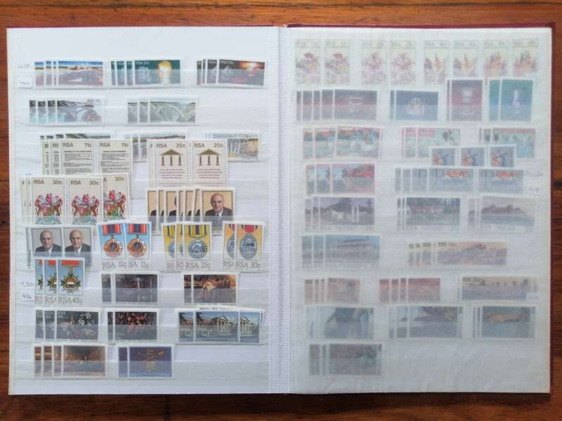 RSA Bargain Bundle - Stockbook with mint stamps , covers album , sheets & odds