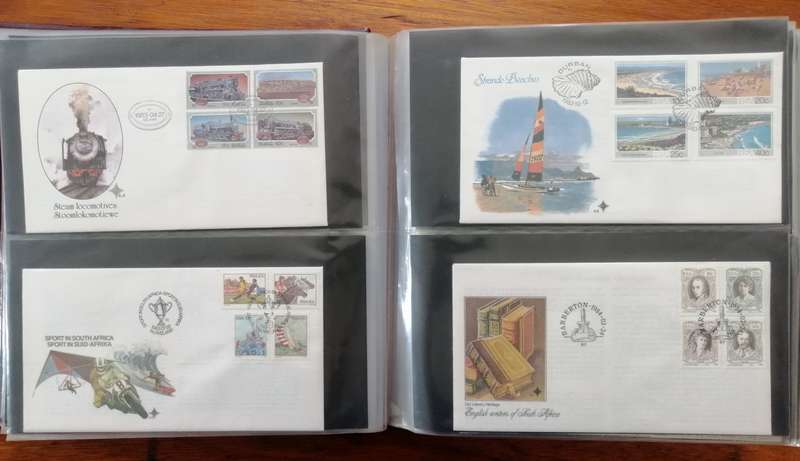RSA Bargain Bundle - Stockbook with mint stamps , covers album , sheets & odds