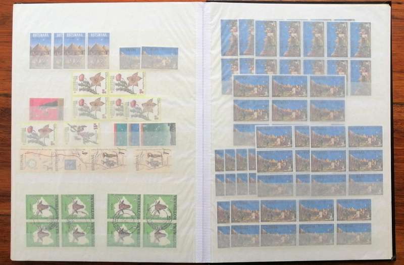 Botswana collection in 16 pg / 32 side second hand stockbook