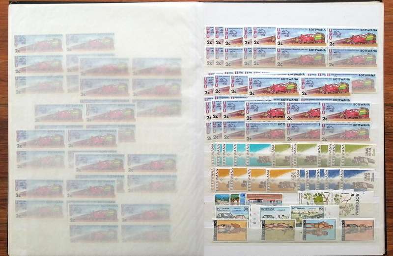 Botswana collection in 16 pg / 32 side second hand stockbook