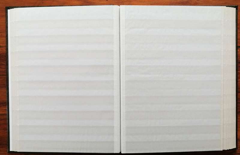 Good Nick Imperial 20 Pg / 40 Side 9 rung clear strips stockbook double protective sheets