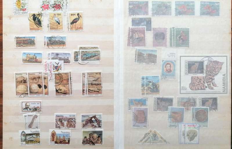 S.W.A. / namibia Bargain Bundle - 2 x second hand stockbooks & 1 covers album