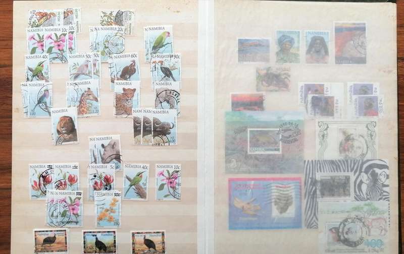 S.W.A. / namibia Bargain Bundle - 2 x second hand stockbooks & 1 covers album