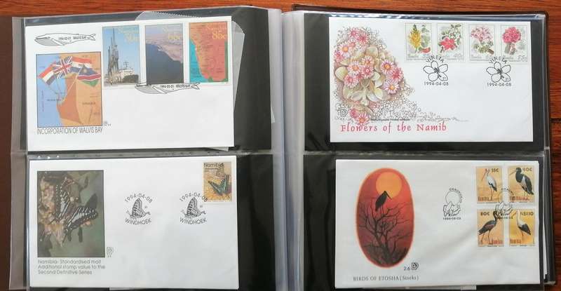 S.W.A. / namibia Bargain Bundle - 2 x second hand stockbooks & 1 covers album