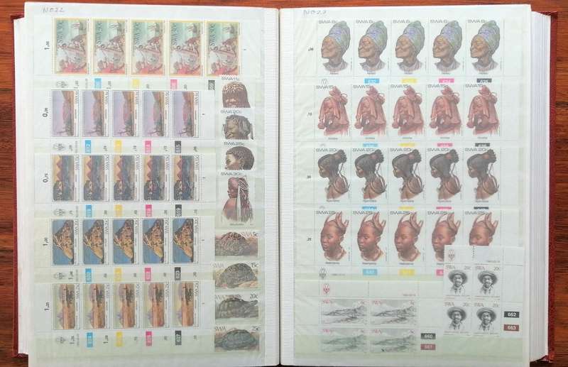 Large SWA collection in 30 pg/60 side good nick stockbook incl birds, definitives etc