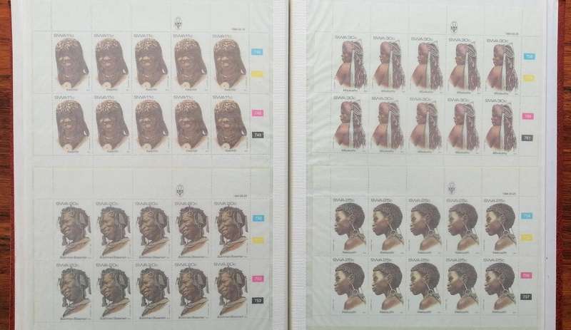 Large SWA collection in 30 pg/60 side good nick stockbook incl birds, definitives etc