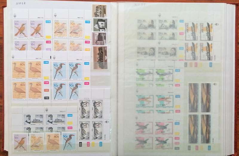 Large SWA collection in 30 pg/60 side good nick stockbook incl birds, definitives etc