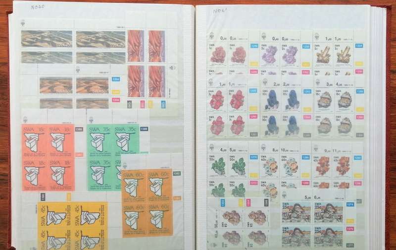 Large SWA collection in 30 pg/60 side good nick stockbook incl birds, definitives etc