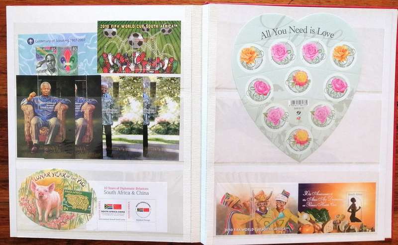 Fantastic Modern RSA collection of superb sheetlets in 16pg/32 side controls album - great value!