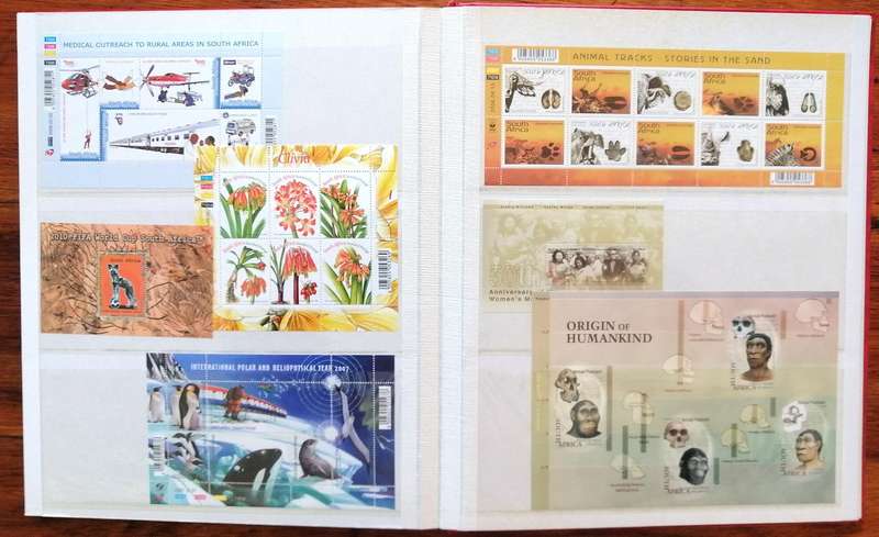 Fantastic Modern RSA collection of superb sheetlets in 16pg/32 side controls album - great value!