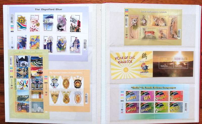 Fantastic Modern RSA collection of superb sheetlets in 16pg/32 side controls album - great value!