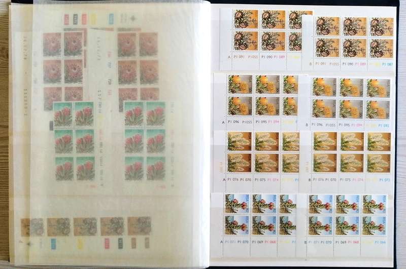 RSA definitives & earlier issues in 16pg/32 side stockbook