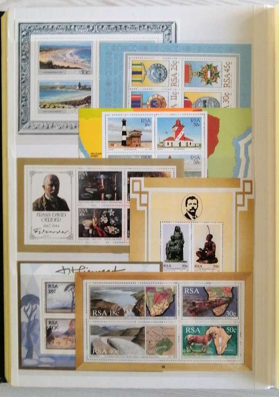 RSA definitives & earlier issues in 16pg/32 KEK side stockbook (album 1 of 2 - see other album)