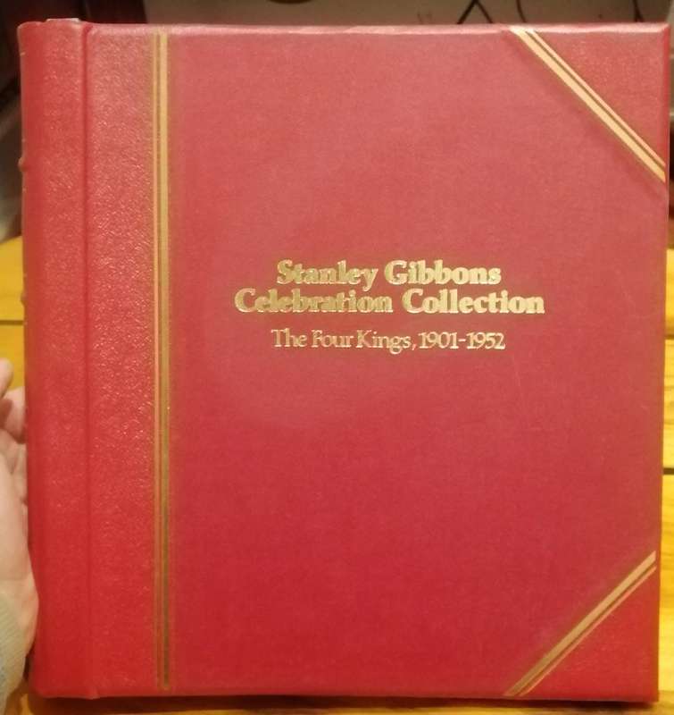 SCARCE S.G. "The Four Kings" collectors binder - partially complete -  with preprinted hinge pages