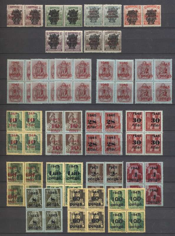 Hungary all Mint Selection - see 2 scans