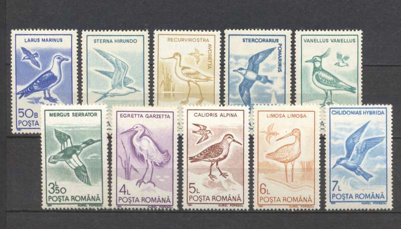 Romania 1991 Birds Superb Unmounted Set