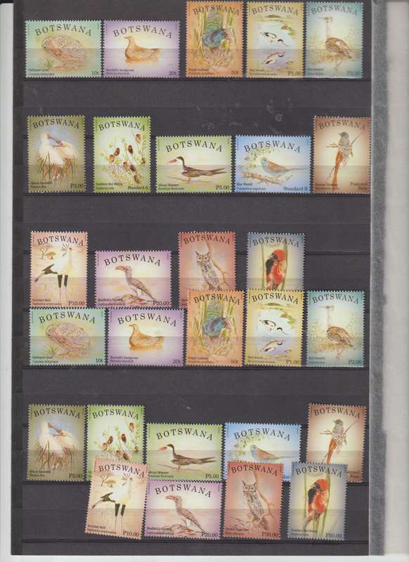 Botswana 2000 -2013 MUH** Stamps, mini sheets CV +/- R 5000.00 see 12 scans
