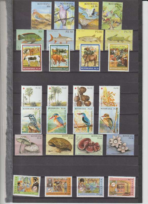 Botswana 2000 -2013 MUH** Stamps, mini sheets CV +/- R 5000.00 see 12 scans