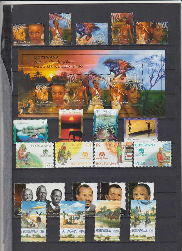 Botswana 2000 -2013 MUH** Stamps, mini sheets CV +/- R 5000.00 see 12 scans