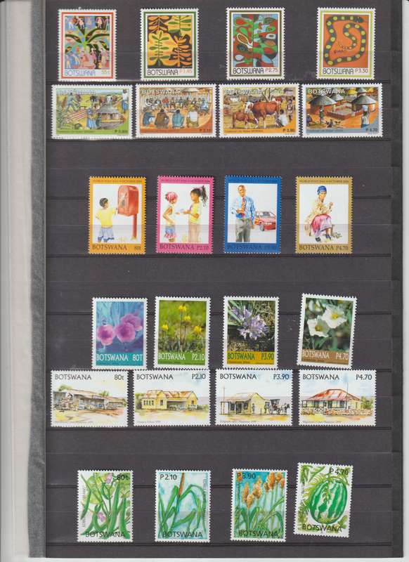 Botswana 2000 -2013 MUH** Stamps, mini sheets CV +/- R 5000.00 see 12 scans