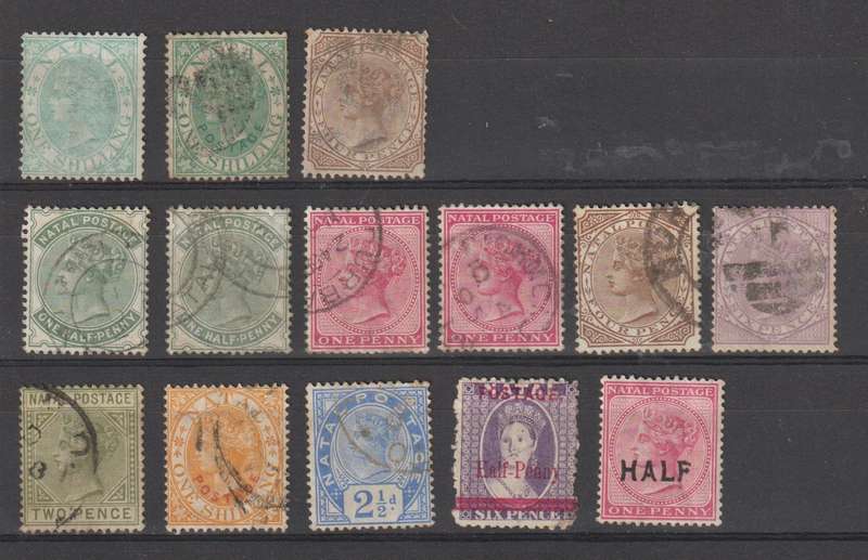 NATAL 1867 -1895 Selection CV +/- R 6000.00(See Scans)