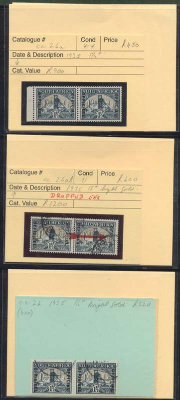 Ex - Carpendale Clearance Lot 2 of 5 - Officials - CV R 8000! - see images for condition & values