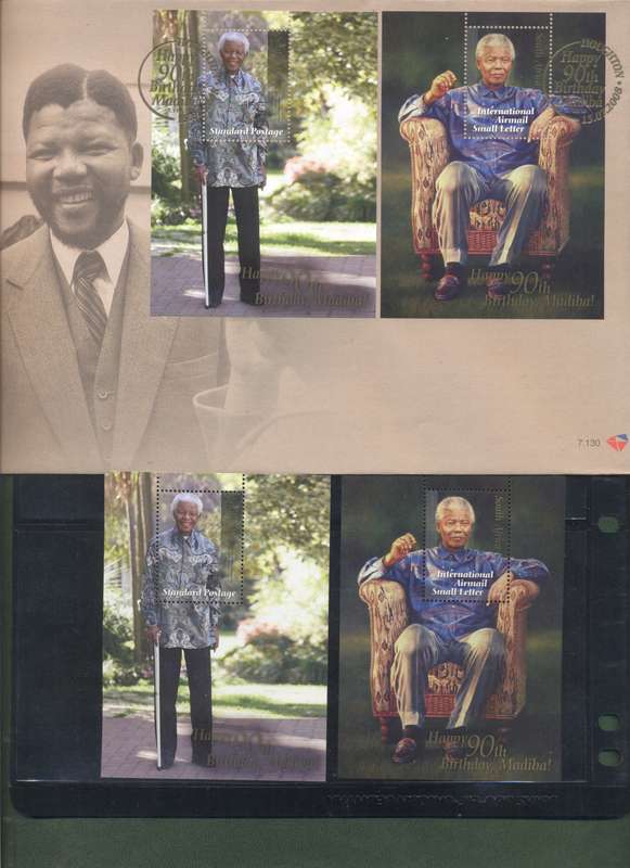 RSA Mandela Bundle - Sheetlets , Mint booklets & cover