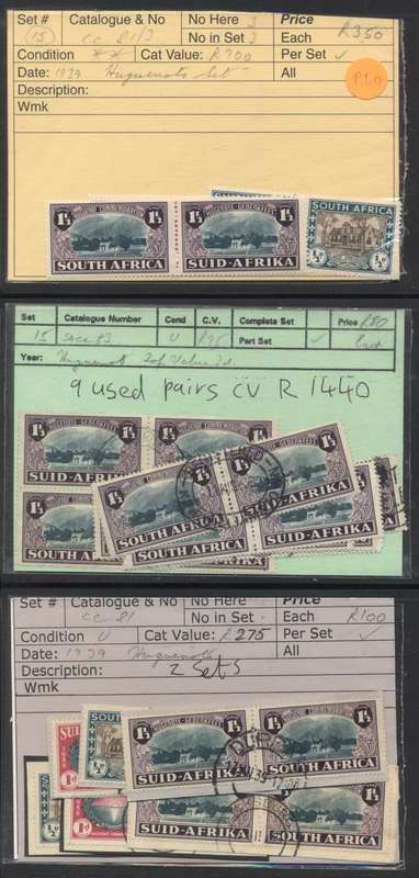 Ex - Carpendale Clearance Lot 3 of 5 - 1938 Voortrekker Fund - CV R 8500  ! - see scans