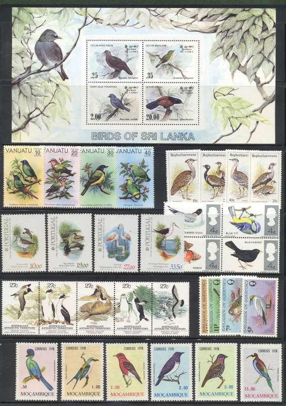 We have plenty birds sets closing tonight !Lovely Birds of sets  - all superb unmounted - see 2 scan